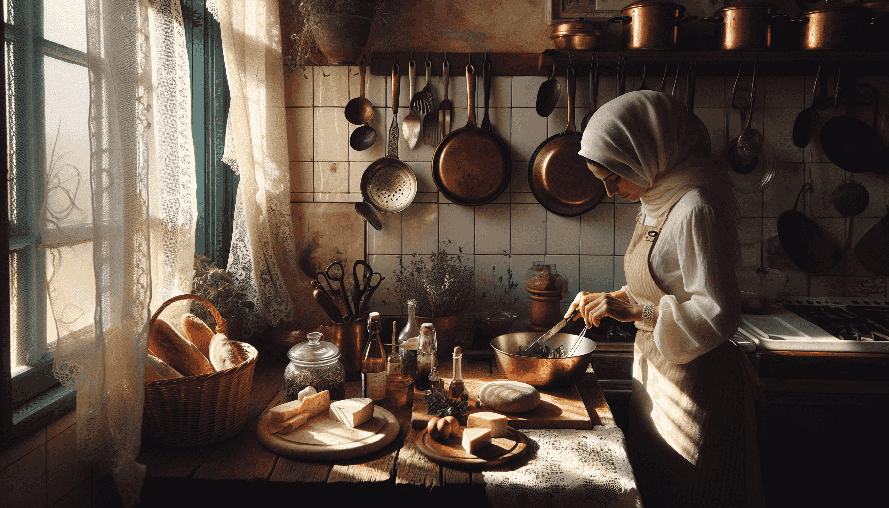Chef préparant un plat français traditionnel