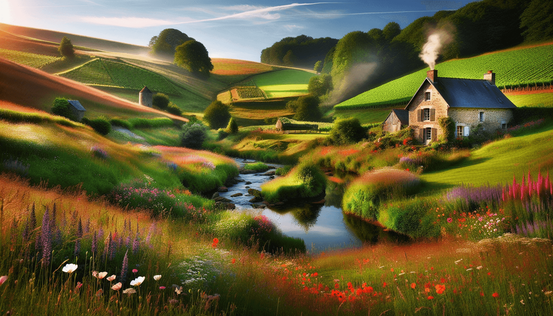 Paysage de campagne française